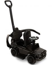 Машинка для катання Caretero (Toyz) Mercedes G350 D з батьківською ручкою Black